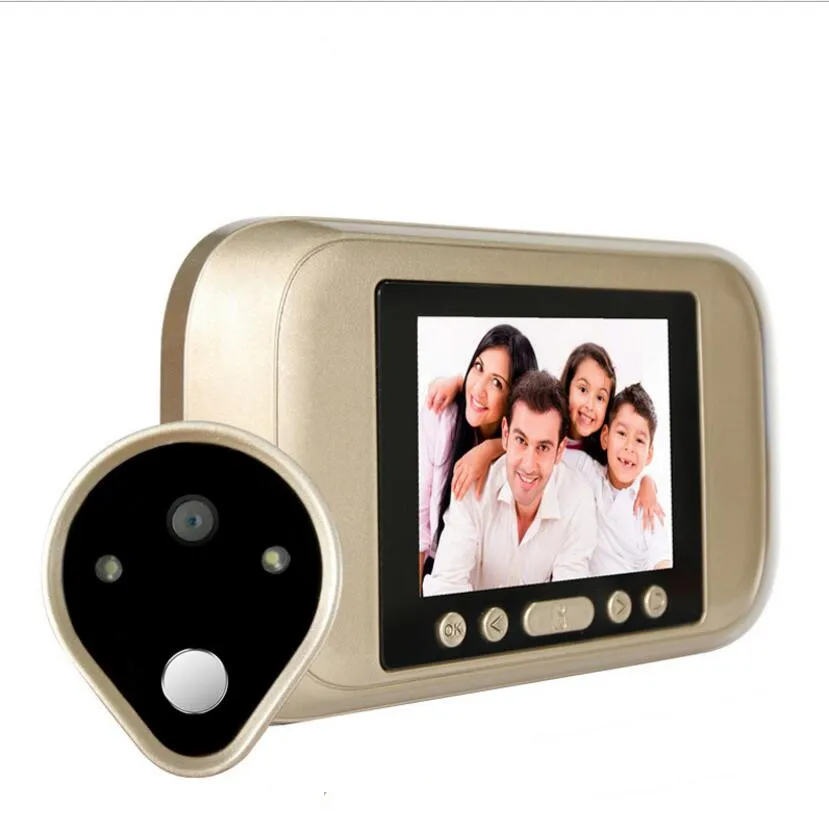 

3.2 inch HD LED 720P HD 32G storage camera video wireless doorbell peephole viewer with best price and 18 months warranty
