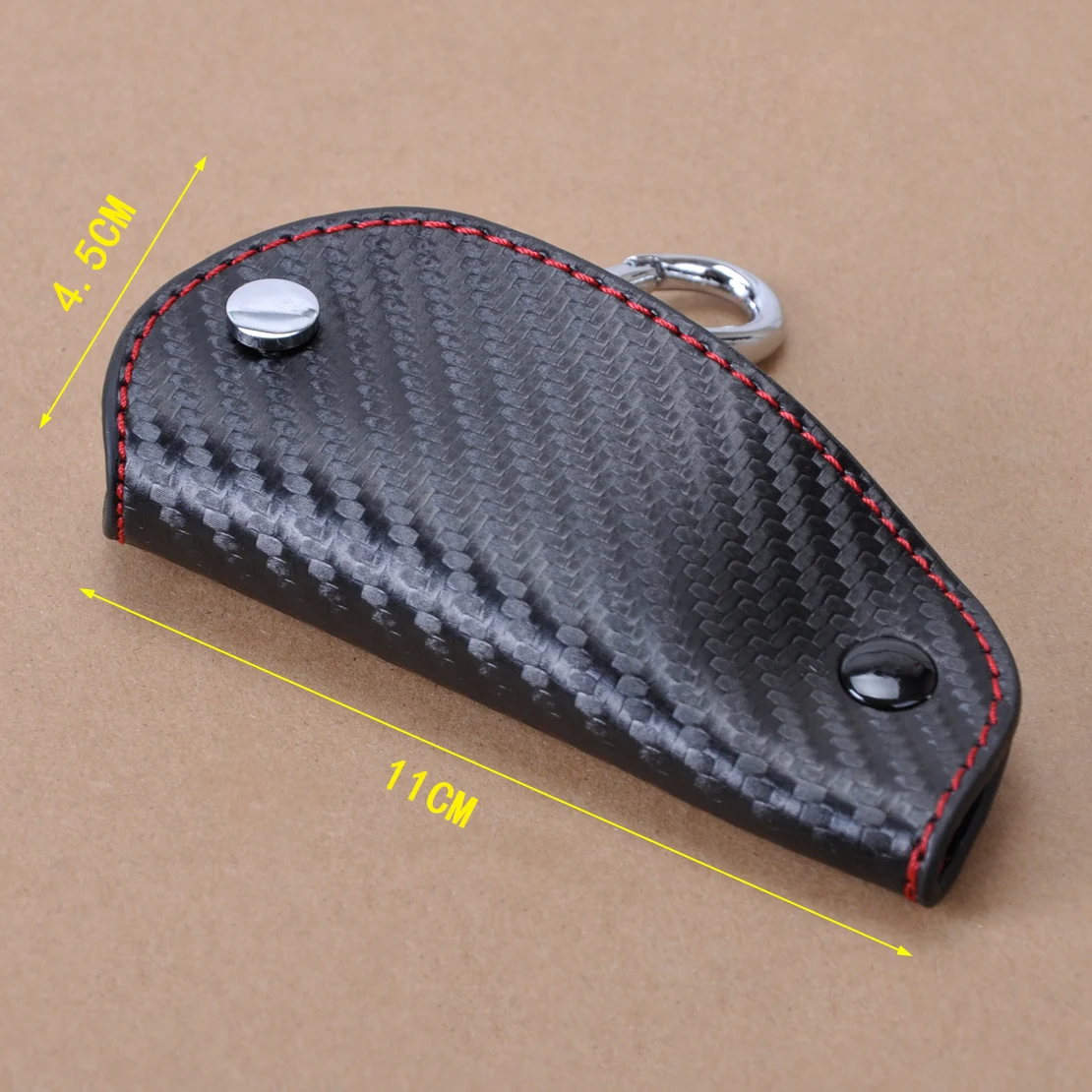 DWCX 3D кожаный чехол для ключей из углеродного волокна с дистанционным управлением, брелок для ключей, чехол для Audi BMW Ford Porsche Volkswagen Acura
