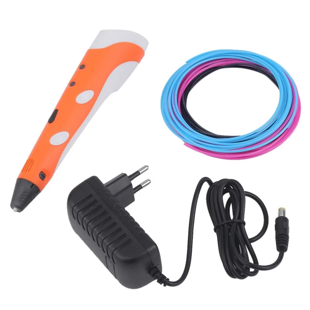 

First Generation DIY 3D Printer Pen For Kids 3D Printing Pen ABS With 3 Colors Free Filament 3D Pen Smart Gift