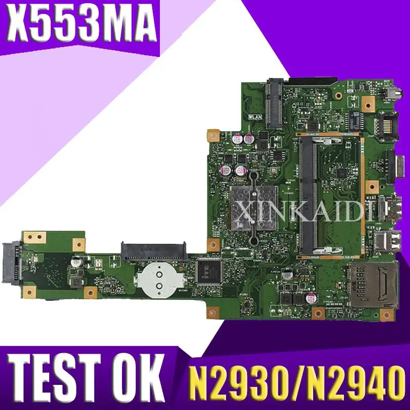 Новая материнская плата XinKaidi для ноутбука ASUS A553M X503M F503M X553MA N2930/N2940 CPU REV.2.0 |