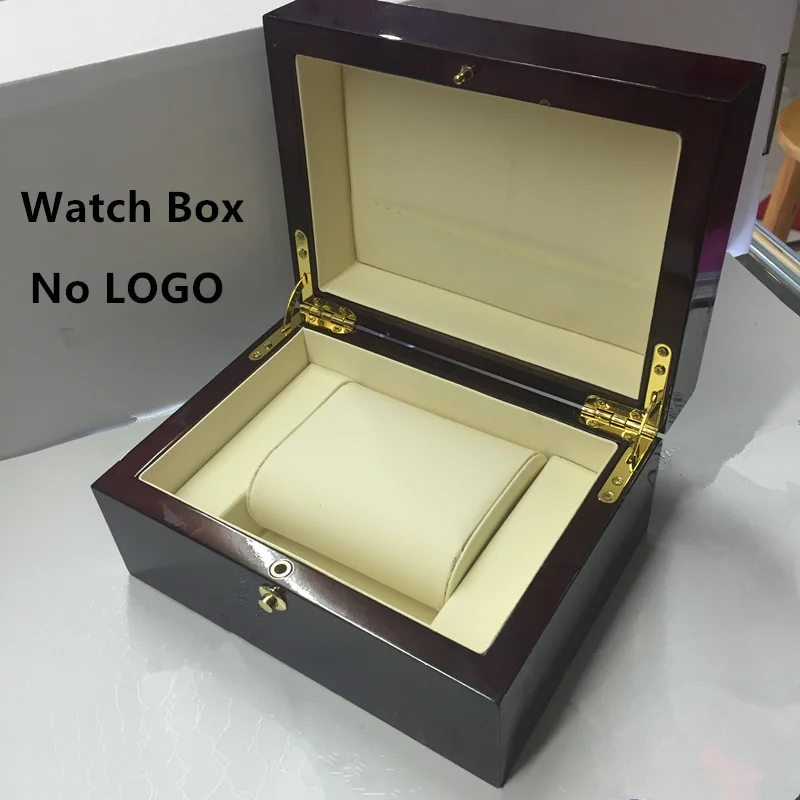 Top Quanlity Red Wood Watch Box Fashion Brand Watch Storage Boxes Watch