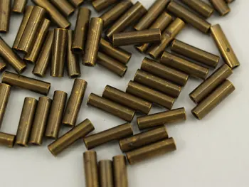 

100 Pcs 7x2 mm Bronze Tone Copper Tube Spacer Bead ,Charms,Findings K192