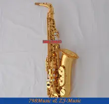 Professional Electrophoresis Gold Saxophone Sax Pearl Shell Key With Case