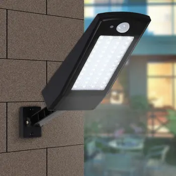 

48 Led Solar Light Outdoor Wall Lamp Adjustable Waterproof Motion Sensor Lighting Para Garden Wall Yard Four Modes Rotable MY