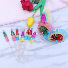 Umbrellas-Picks Party-Bar Drink-Fruits Cocktail for Store 10pcs Beautiful