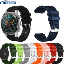 Rubber Wrist Strap for Huawei GT Silicone Watch Bands 22 mm for Samsung Gear S3 Classic/ Frontier Bracelet wristband watchstrap 18 colors rubber wrist strap for samsung gear s3 frontier silicone watch bands 22 mm gear s3 classic replacement bracelet band