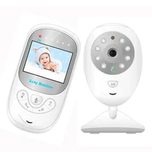 RADIO NURSE video nanny 2.4 inch LCD IR Night Vision Intercom Lullaby Temperature Monitor radio babysitter wireless baby monitor