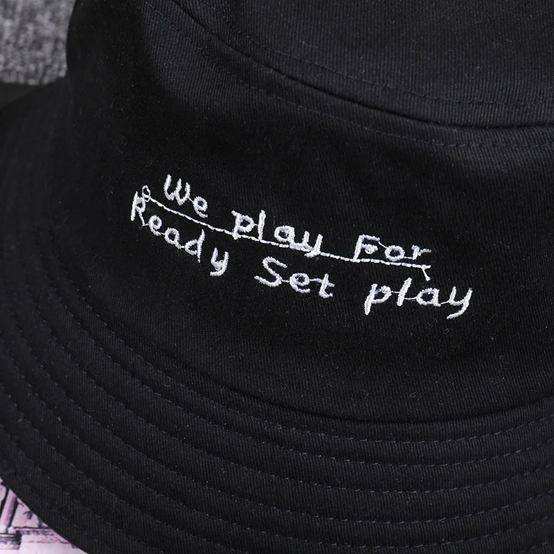 We Play For Ready Set вышивка Боба шляпа женская хип хоп кепка для мужчин раппер