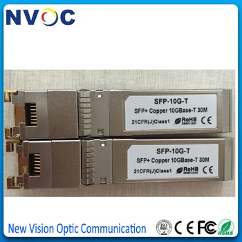 

10Pcs/Lot,10GBase-T Optical Module,10G RJ45 Copper SFP+ Transceiver,10Gbps RJ45 Copper SFP+ Optical Module