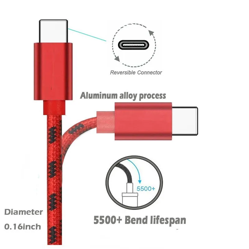 1/2/3 м type C USB 2A Быстрый кабель синхронизации данных для samsung S10 S8 Xiaomi mi x Max 3 2 A2 2S 8 huawei P20 Pro mate 20 Lite зарядное устройство