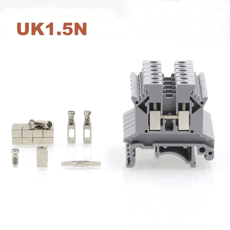 20/50 шт. клеммные блоки для Din рейки|terminal block|din rail terminal blockscrew block |