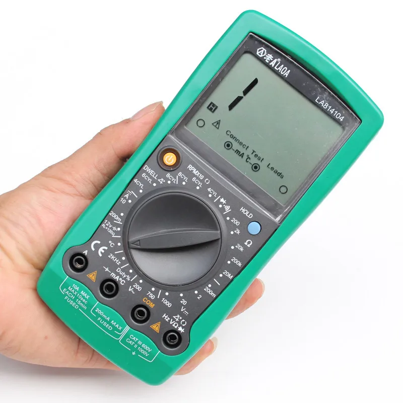 Laoa Professional Multimeter Auto Repair Digital Multimeter Overload
