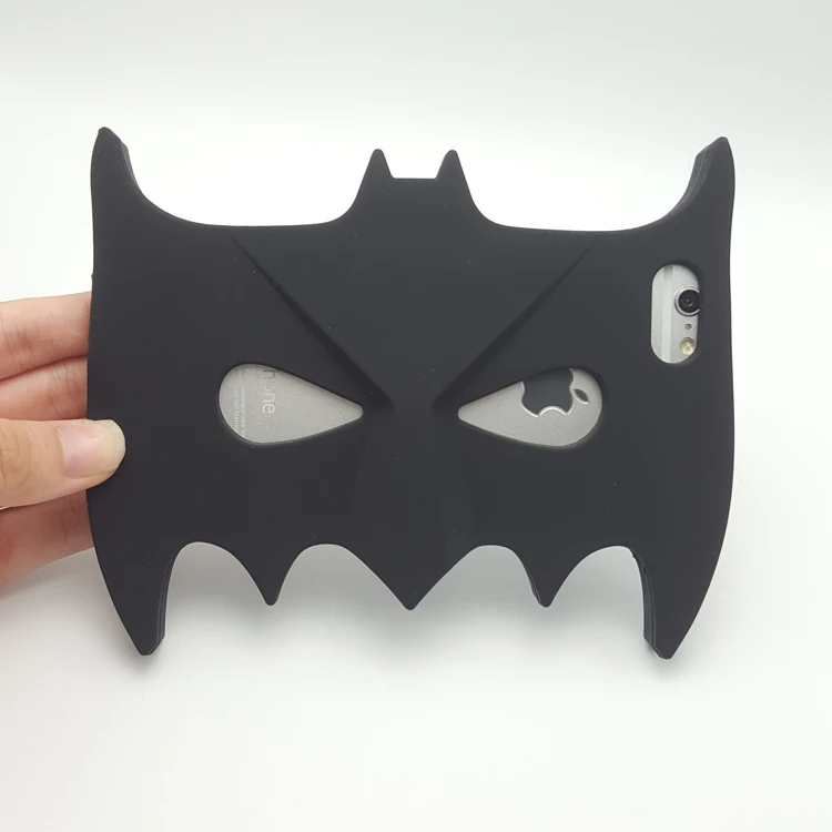 

soft silicone case for iPhone 8 7 6 6s plus 5 5s SE 4 4s Halloween 3D Cartoon batman mask Fundas Rubber Cover Phone cases
