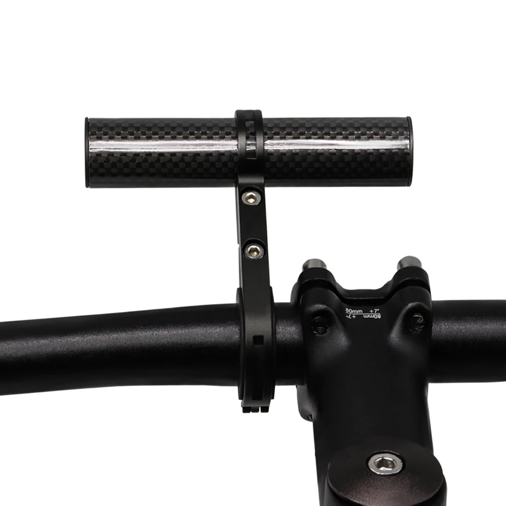 

Carbon bicycle handlebars Extenders Bike Headlight Mount Bar Bicycle Computer Holder Fiber Support Bike Handlebar Extender
