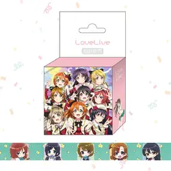 1,5 см * 5 м милые аниме Love Live Васи Sellotape самоклеющиеся бумажный скотч клейкие ленты Дети DIY Скрапбукинг Стикеры Label маскирования клейкие ленты S