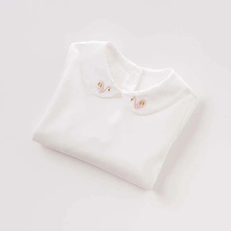 DB9267 dave bella/осенняя одежда для маленьких девочек; детская футболка с длинными рукавами; одежда высокого качества для малышей