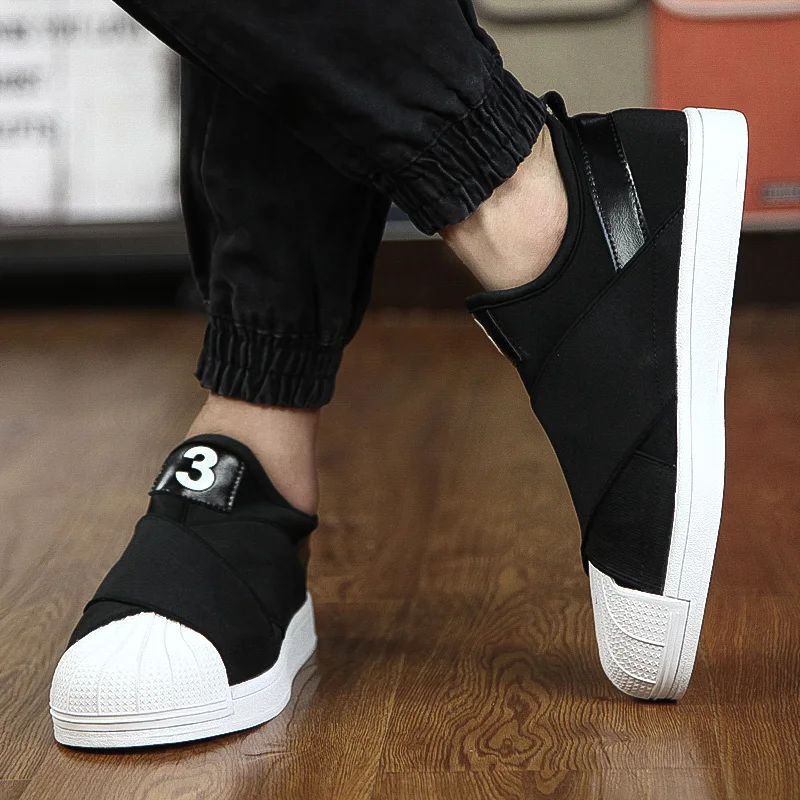 Masculinos Tênis black white Black Adulto Marisco Respirável Sapatos Maré Ad449 Tenis Homens Elástico Flowers Casuais Masculino YwCdCg