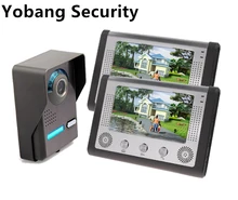 Yobang Security freeship 7Inch Video Intercom Door bell Phone Kit intercom system monitor outdoor with waterproof & IR camera