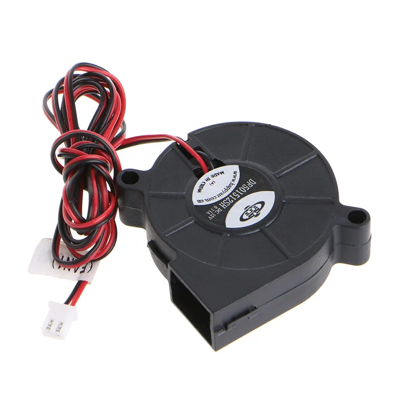 1Pc 12V DC 50mm Blow Radial projector blower centrifugal fan cooling fan Hotend Extruder For 3D 3