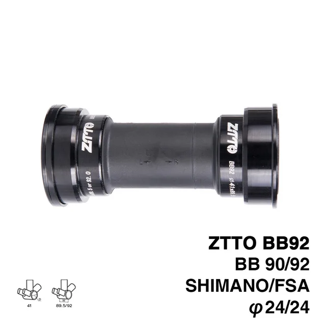 BB92 BB90 BB86 MTB горный велосипед Пресс подходит Нижние Винты-держатели для Shimano Prowheel 24 мм диаметра окружности болтов(chainset дешевые sram - Цвет: black