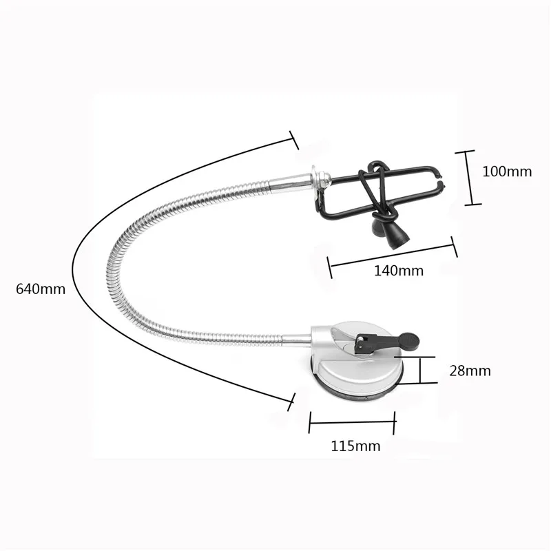 

Hair Dryer Holder Hands Free 360 Degrees Rotation Hairdryer Organizing Holder Stand Rack Suction Cup Pet Grooming Lazy Bracket