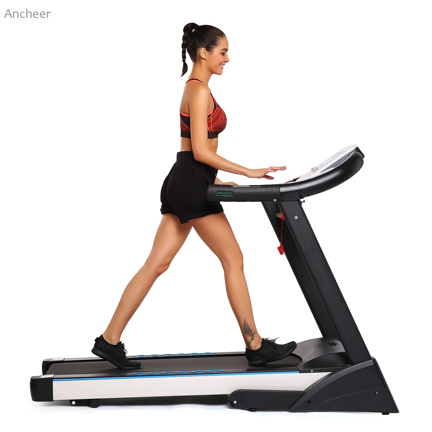newest Treadmill Fitness V Folding Electric Treadmill Exercise