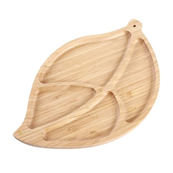 

Multi-purpose Bamboo Fruit Plate Tea Tray Special Fish Plate Wooden Trays Fruit Breakfast Food Cake Coffee Tea Serving Tray