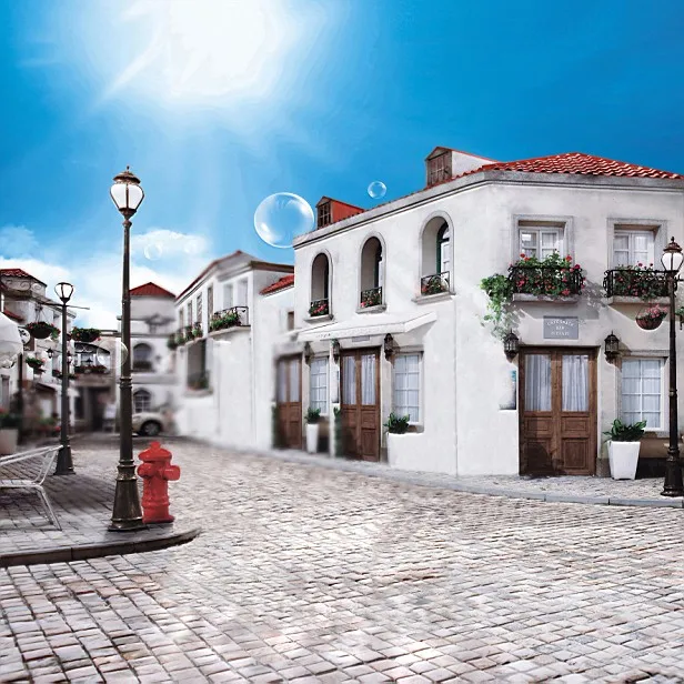 

300CM*200CM(about 10ft*6.5ft) fundo Bubble house sunshine3D baby photography backdrop background LK 1913