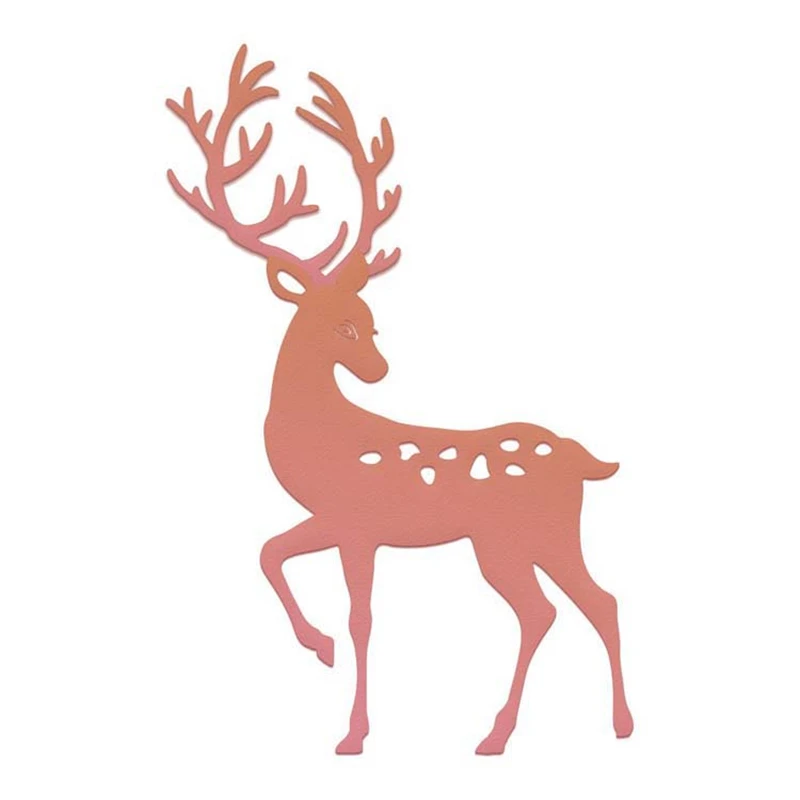 

YaMinSanNiO Christmas Metal Cutting Dies Deer Dies Scrapbooking Craft Dies Winter Embossing Stencil Card Decoration