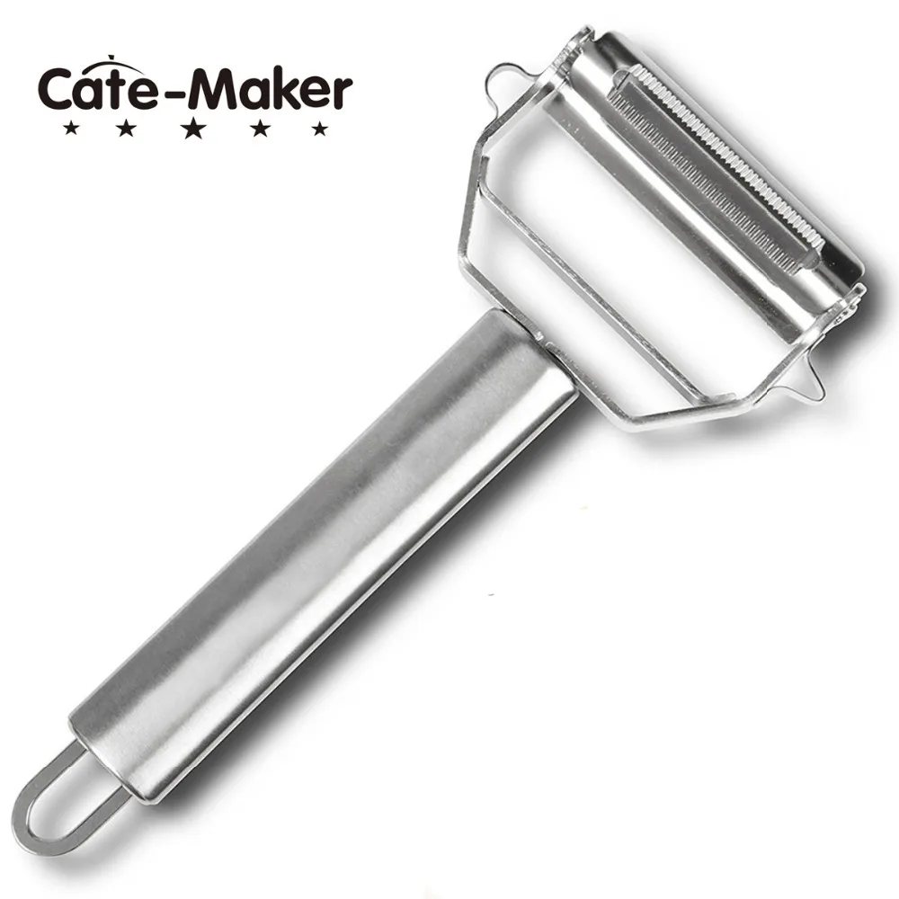 

Stainless Steel Julienne&Vegetable Peeler Cutter Fruit Potato Carrot Grater Planing Kitchen Tool