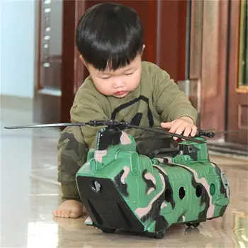 

Large military aircraft aviation model can open the door music light with accessories weapons pulley transport machine gift box