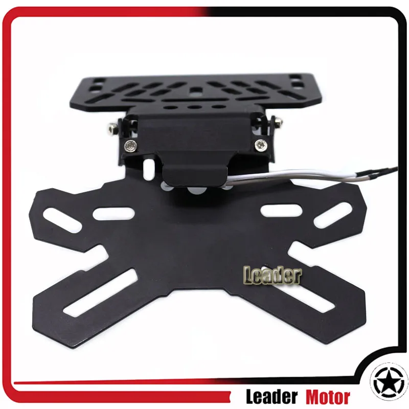 

For YAMAHA MT-03 MT-07 MT-09 MT-10 YZF-R1 YZF-R6 FZ1 FZ6 XJ6 Motorcycle Accessories Registration License Plate Holder LED Light