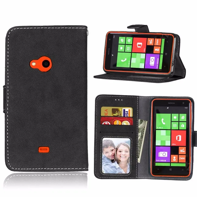 For Nokia Lumia 625 Case Luxury Wallet PU Leather Back Cover Phone Case For Microsoft Lumia 625 625h Case Flip Protectiv Bag (2)