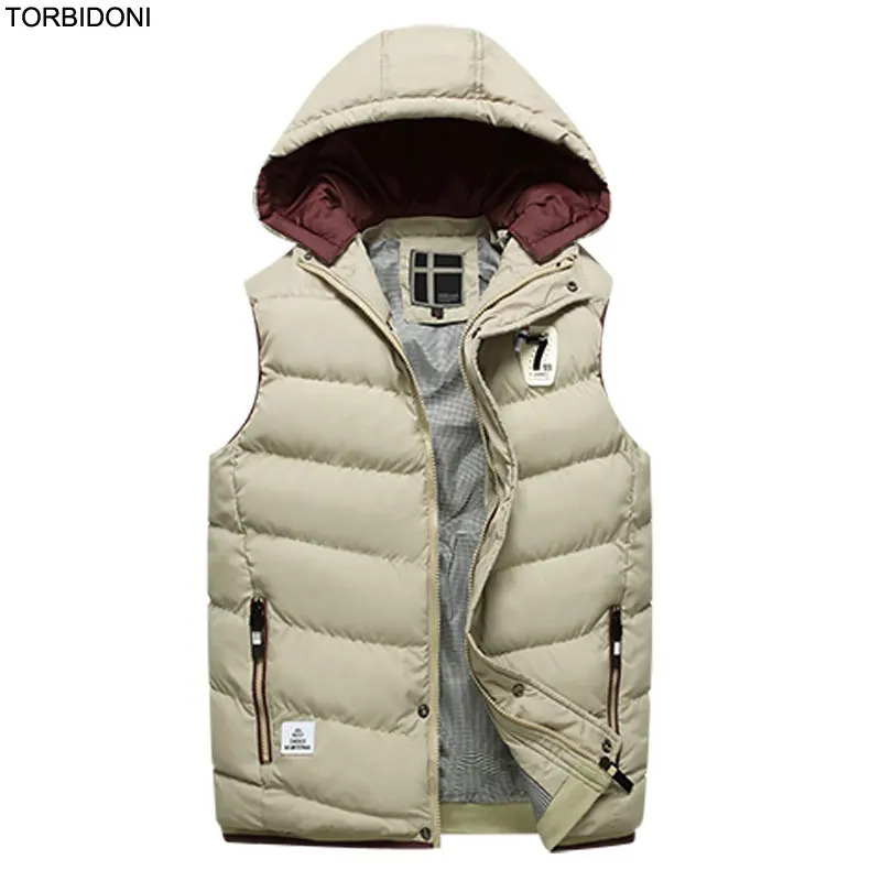 Aliexpress.com : Buy Winter Vest Men Cotton padded Chaleco Hombre Brand ...