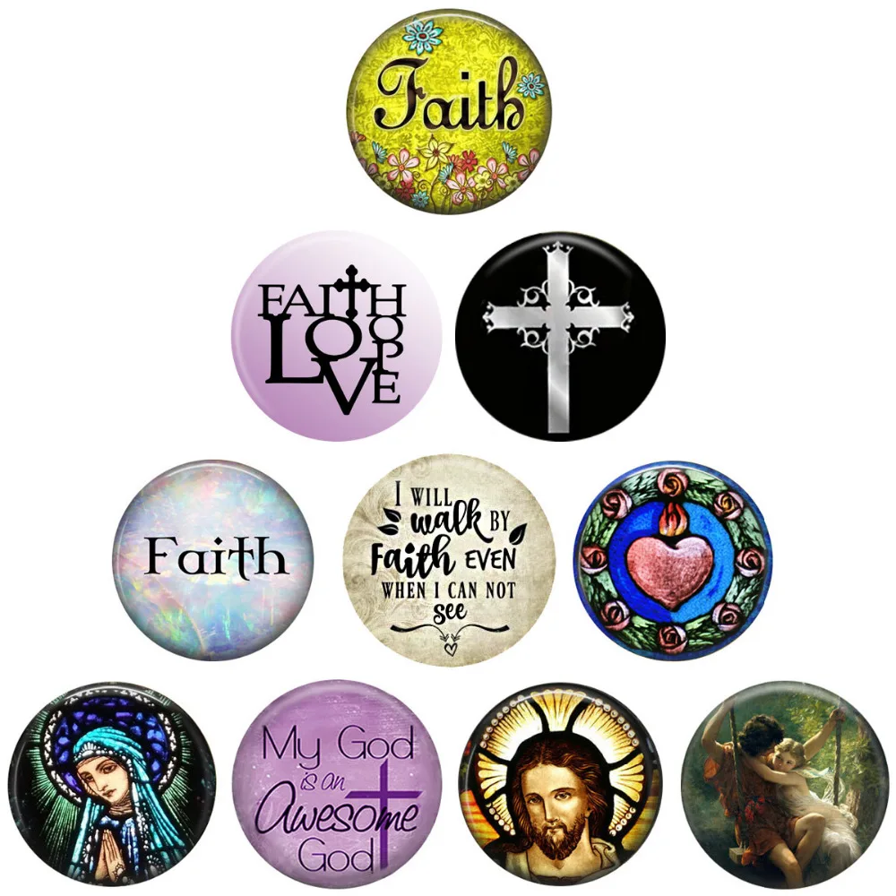 

2018 New Design Multiple Colors 18mm Cross Snap beads Jewelry Printing enamel metal beads fit Snaps Bracelets for Women