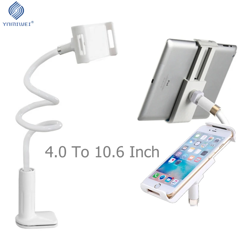 

Desktop Phone Tablet Stand Holder 80cm Flexible Mount 4.0 To 10.6 inch Lazy Bed Tablet Pc Stand Support For iPad Samsung Huawei