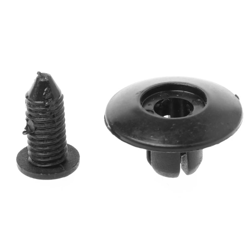 30 Pcs Car 8mm Fender Splash Guard Retainer Clip Fastener For Honda