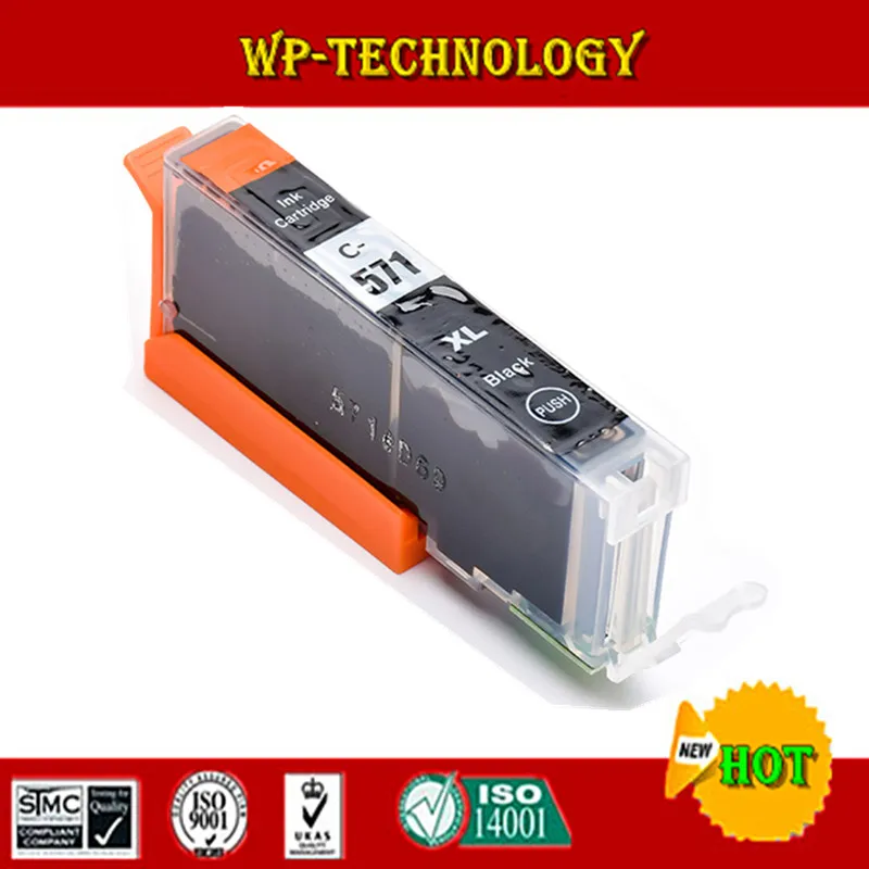 15PK совместимый картридж с чернилами для Canon PGI-570 CLI-571 Костюм для Canon MG5750 MG5751 MG5752 MG6850 MG6852 MG6853 MG7750 и т. д