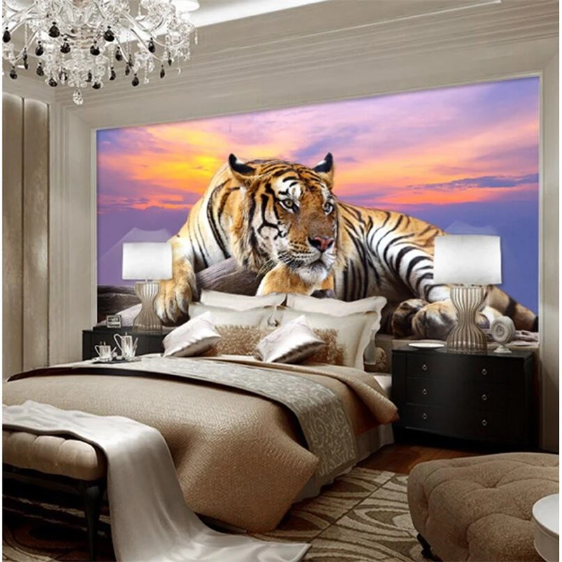 wellyu custom wallpaper photo tiger animals wallpapers 3d large mural bedroom living room sofa tv backdrop wall mural tapety custom 3d architectural space universe starry sky landscape mural modern living room bedroom backdrop photo wallpaper for walls