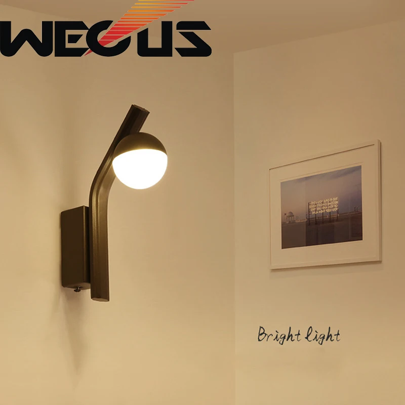 

European and creative wall lamp Simple and modern corridor offee restaurant hotel villa room background wall hotel light