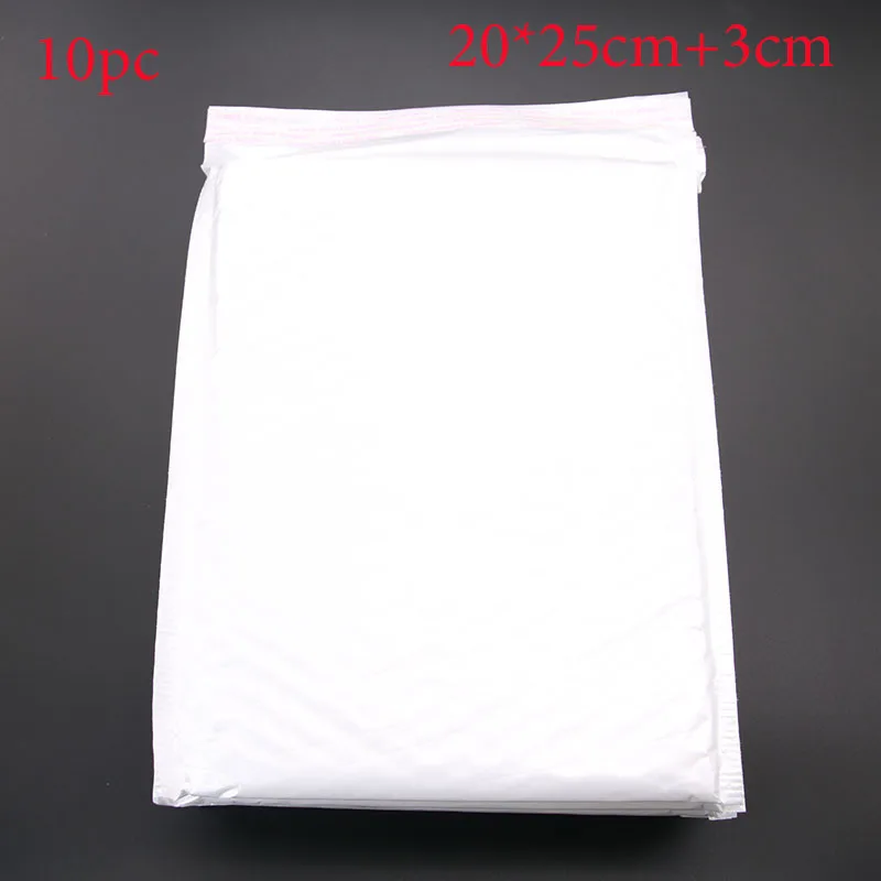 Оптовая продажа! 10 шт. (20*25 см + 3 см) белый Бумага конверт подарок Технология bubble bag