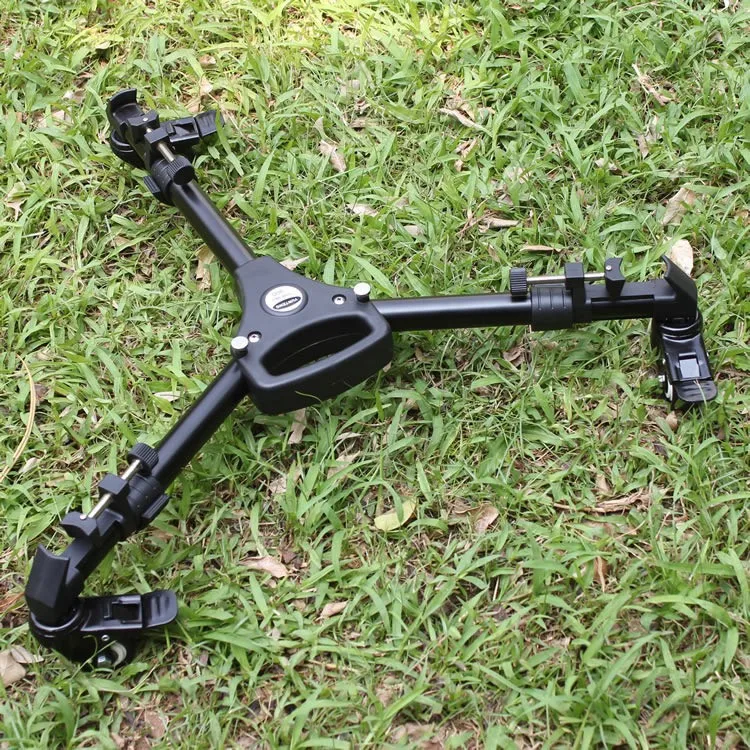 Hot YT 900 Pro 3 Wheels Pulley Universal Folding Camera Tripod Dolly