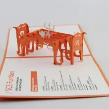 Рождественская открытка на заказ трехмерная поздравительная открытка компания Подгонянная деятельность Подгонянная Новогодняя гирлянда