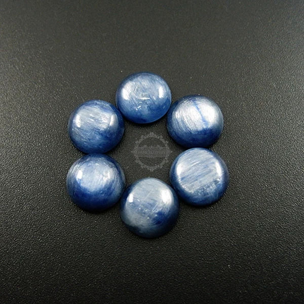 

10mm blue kyanite round cabochon special jewelry findings supplies for ring,earrings 4110123