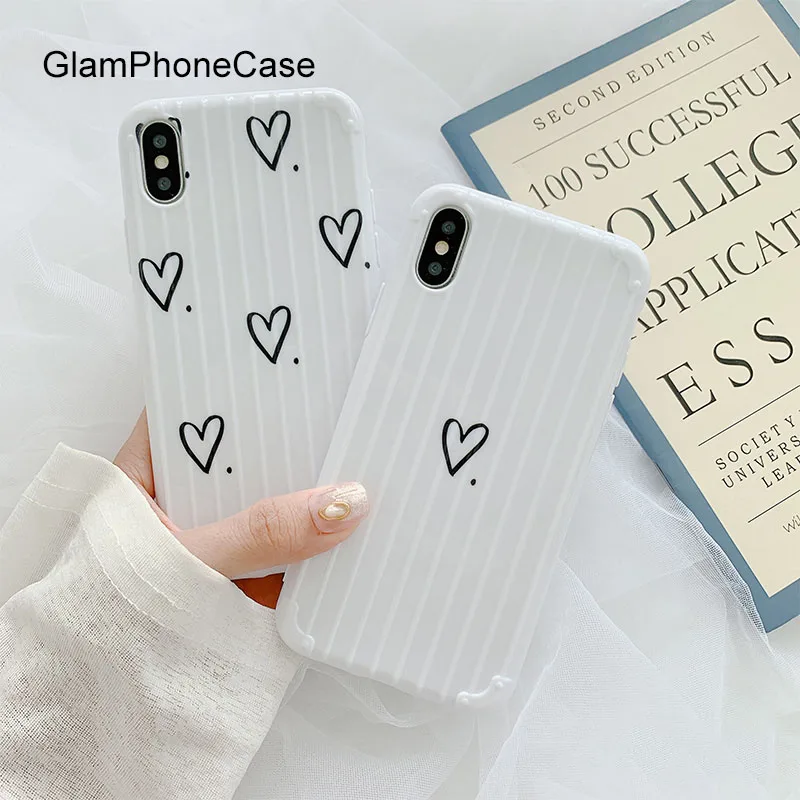 

GlamPhoneCase Add A Little Love Phone Case For iPhone X XS Max XR Soft Silicone Cover For iPhone 7 8 6 6s Plus Case