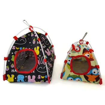 

Fashion Cotton Bird Hanging Cave Cage Snuggle Hut Tent Bed Birds Winter Warm Nest Bird Parrot Conure Bunk Toy Parrot Hammock