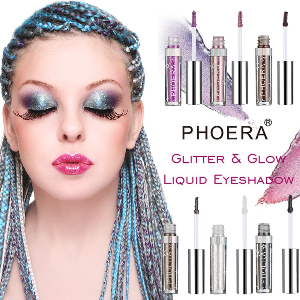 1PC Makeup Glitter Highlight Shimmer Metallic Liquid Eyeshadow Gel