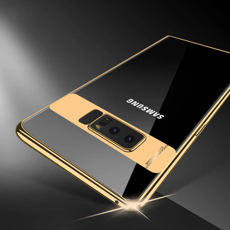 

JASTER Clear Case For Samsung Galaxy Note 9 8 Silicone Phone Cases For Samsung S9 S8 Plus S7 Edge Transparent Soft TPU Cover