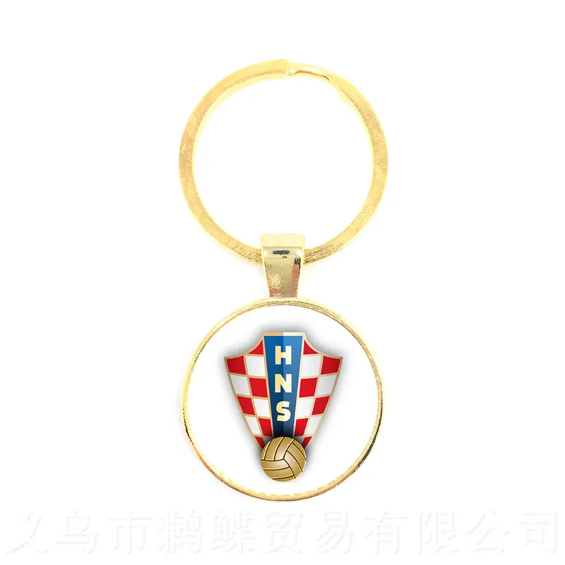 

2018 Titan Cup Peru,Croatia,Tunisia,Saudi Arabia,Senegal National Football Team Logo Football Keychain Fans Souvenir