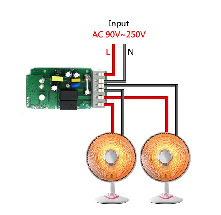 Sonoff Dual 2CH Wifi умный переключатель домашний пульт дистанционного управления беспроводной переключатель универсальный модуль Таймер Wi-Fi переключатель умный дом управление Лер